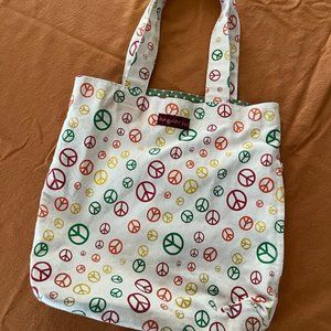 Bungalow 360 Peace Sign Tote Bag